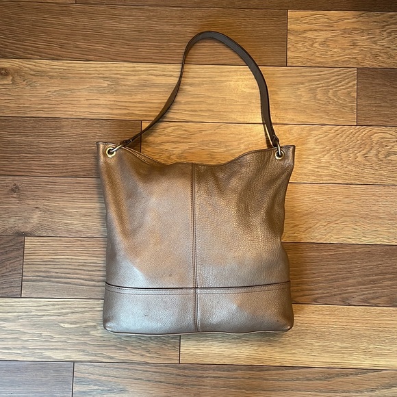 Banana Republic Metallic Leather Bag - Picture 3 of 9
